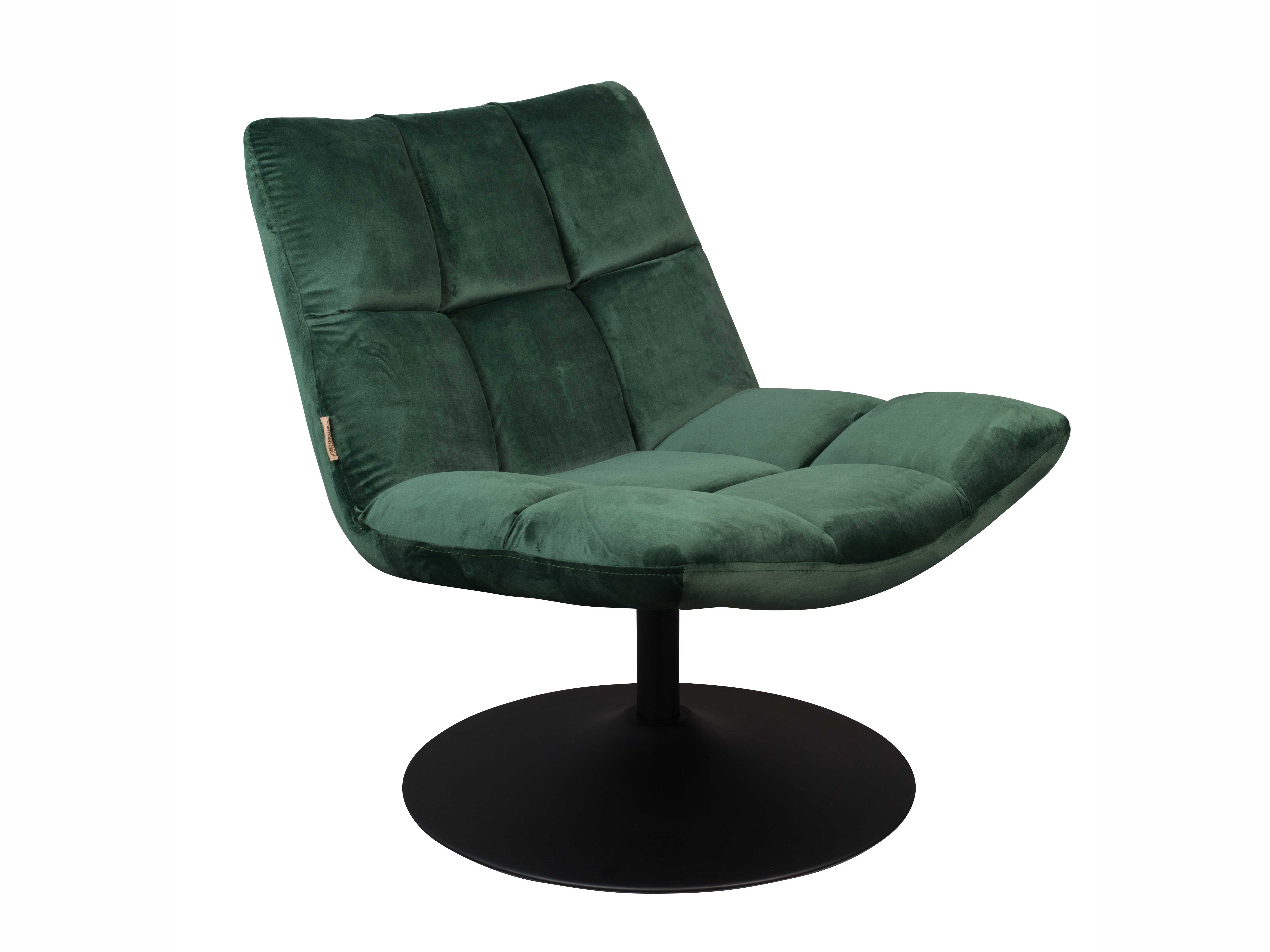 Fauteuil BAR VELVET - Groen Groen