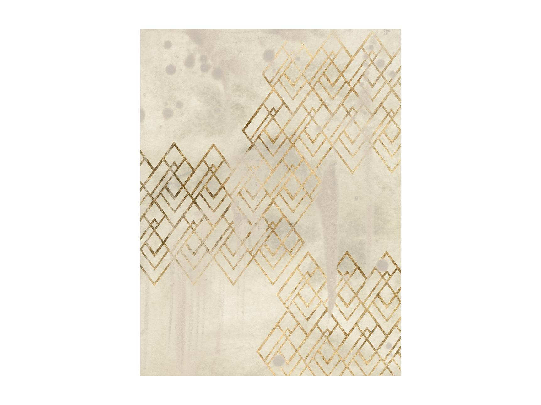 Euro Art Kader Pattern In Cream Goud B70 X D100 Cm Deba Meubelen 