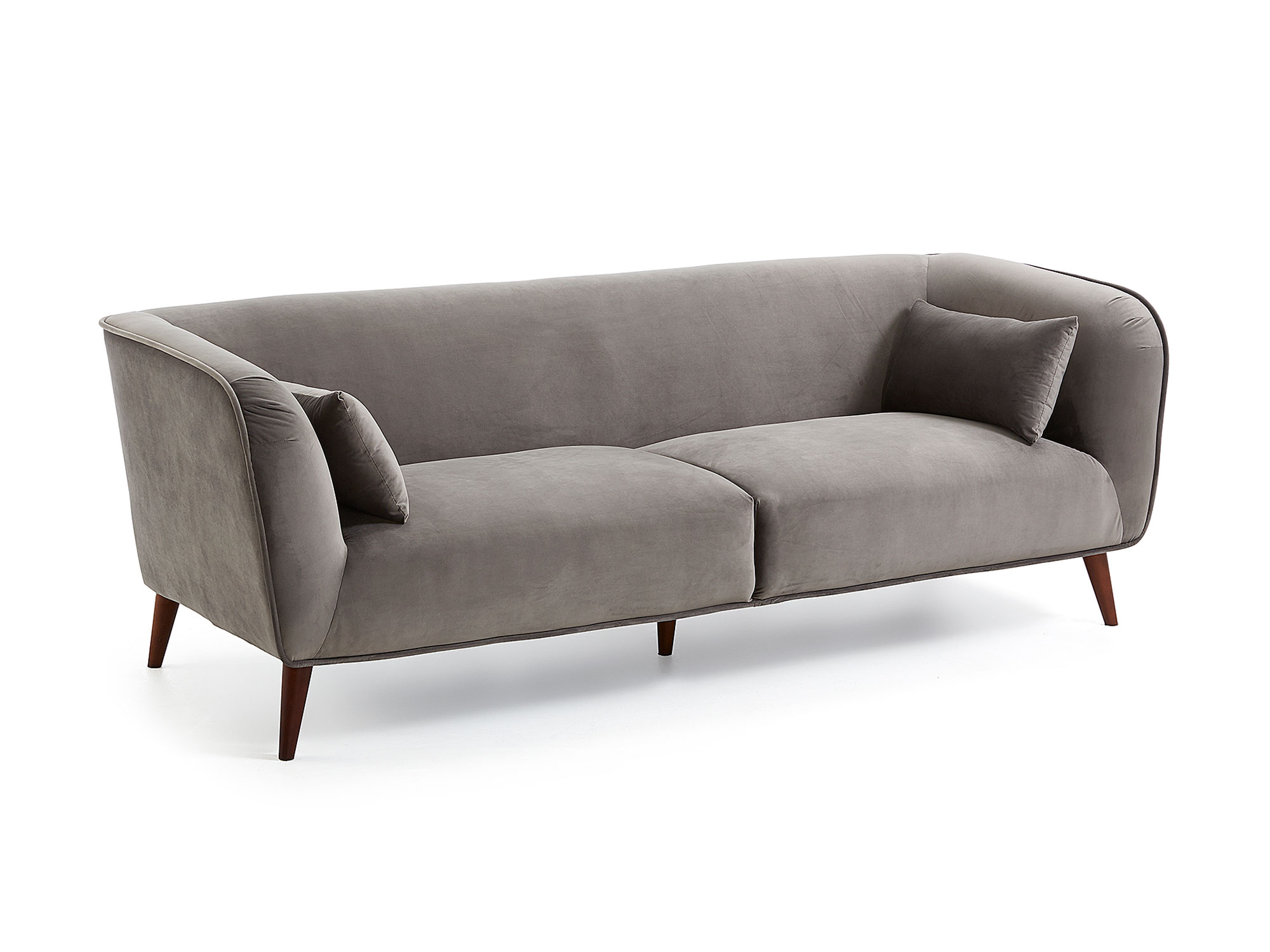3-zit zetel OLOST - Kave Home grijs B229 x D95 x H78 cm | DEBA Meubelen