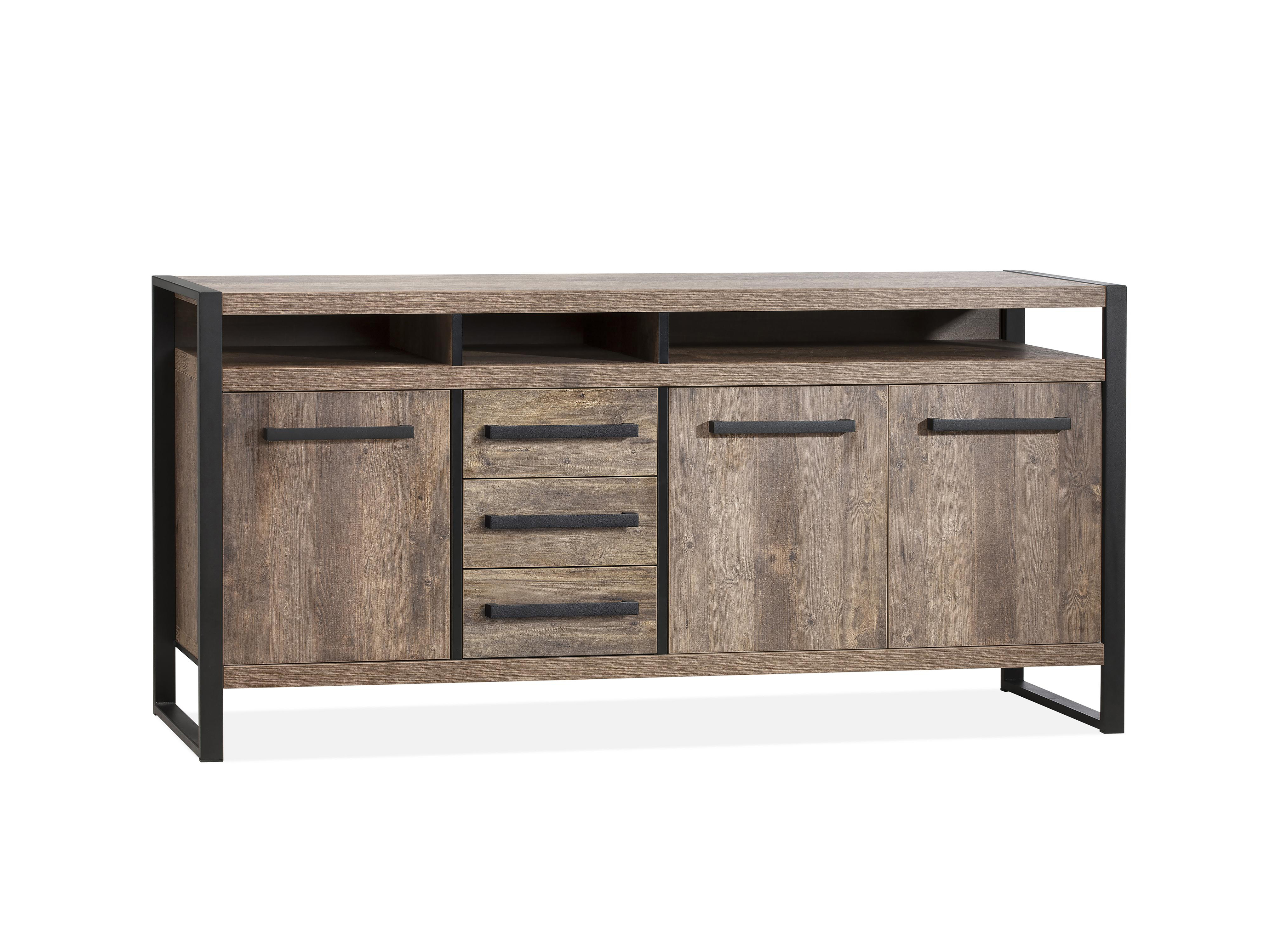 Kast dressoir CASCADE Mokka hout DEBA Meubelen