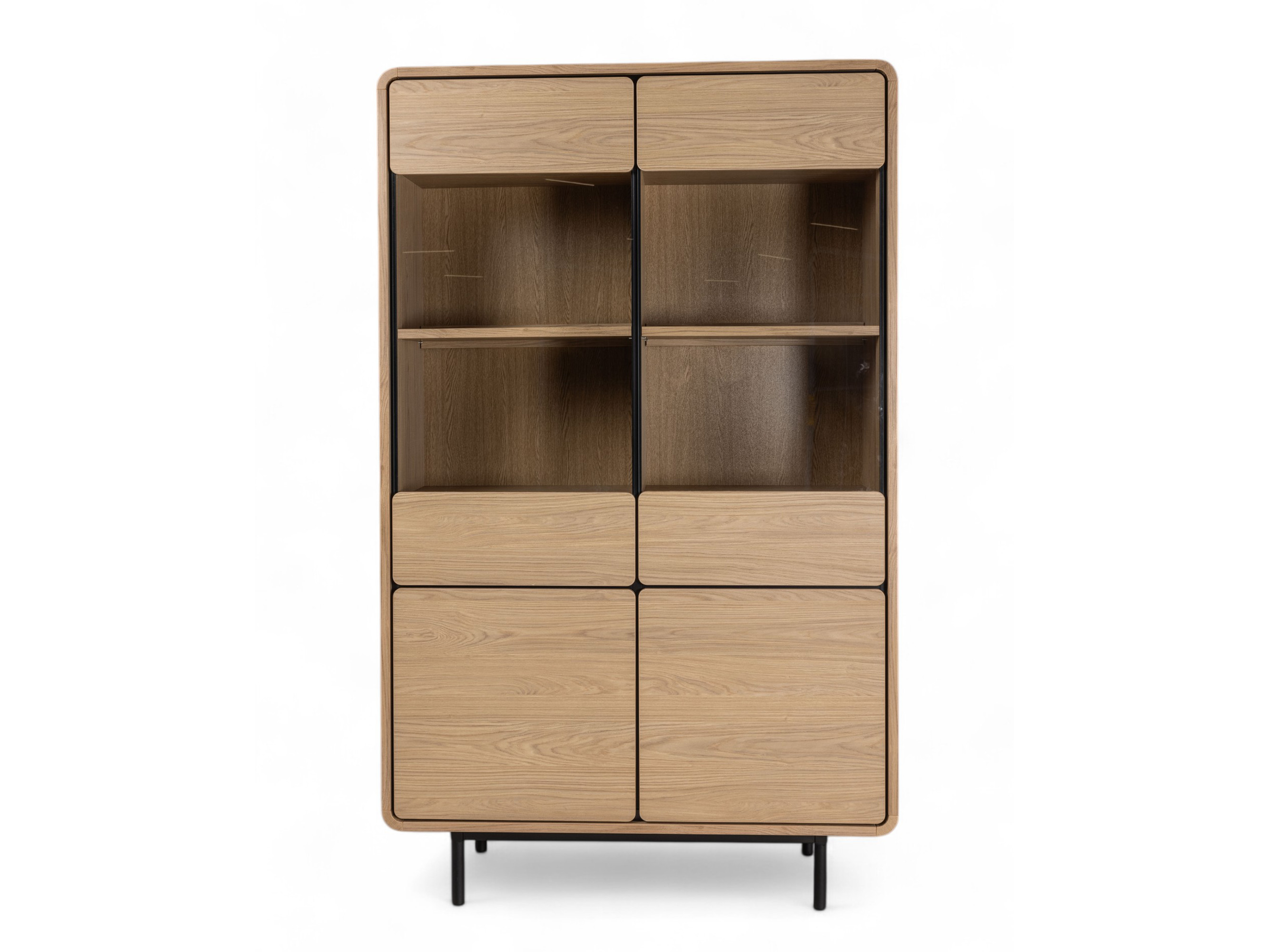 Vitrine REDFORD - Blond Oak Hout