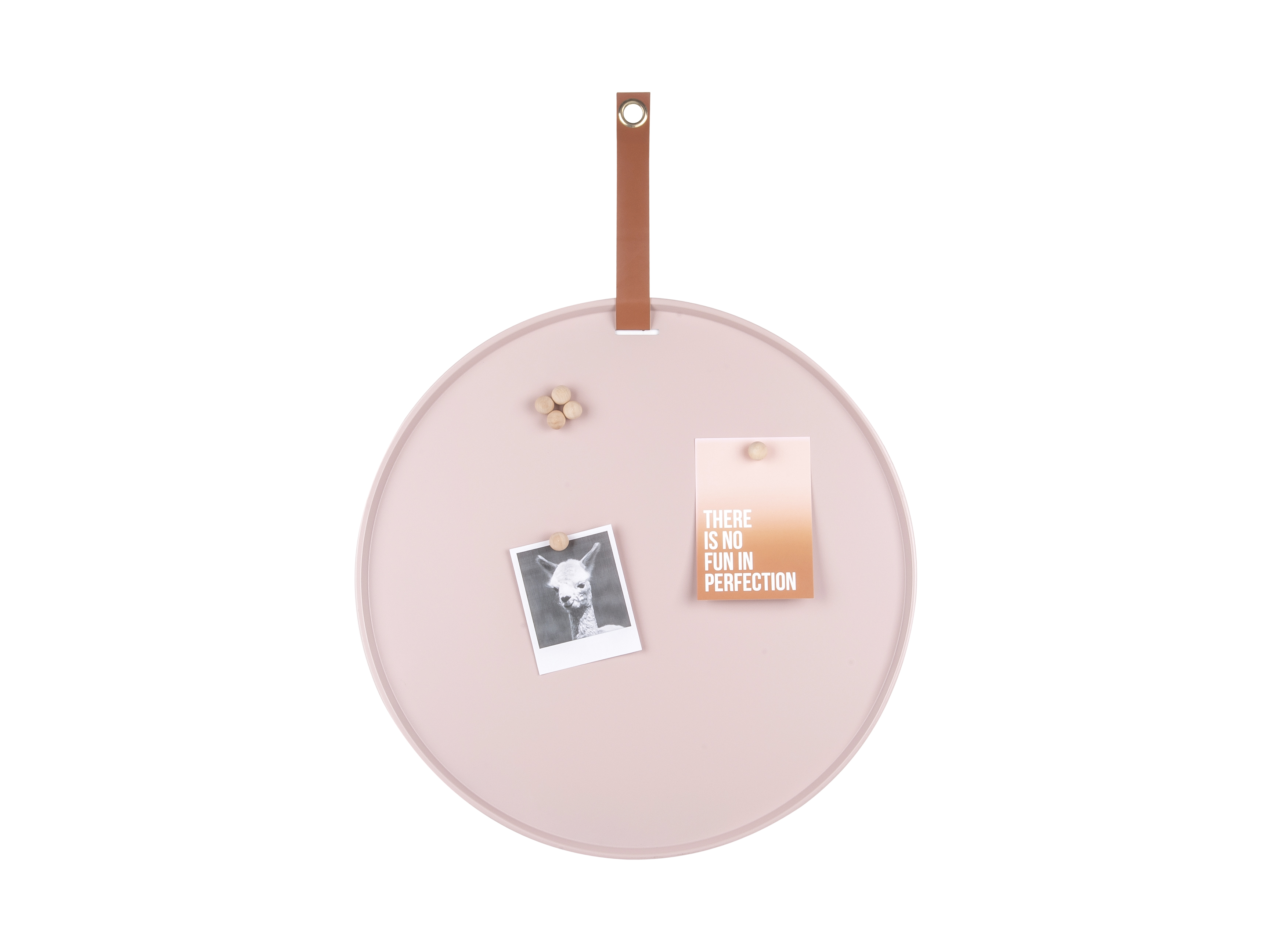 banner Logisch Ooit Memobord / magneetbord PERKY - Light pink roze | DEBA Meubelen