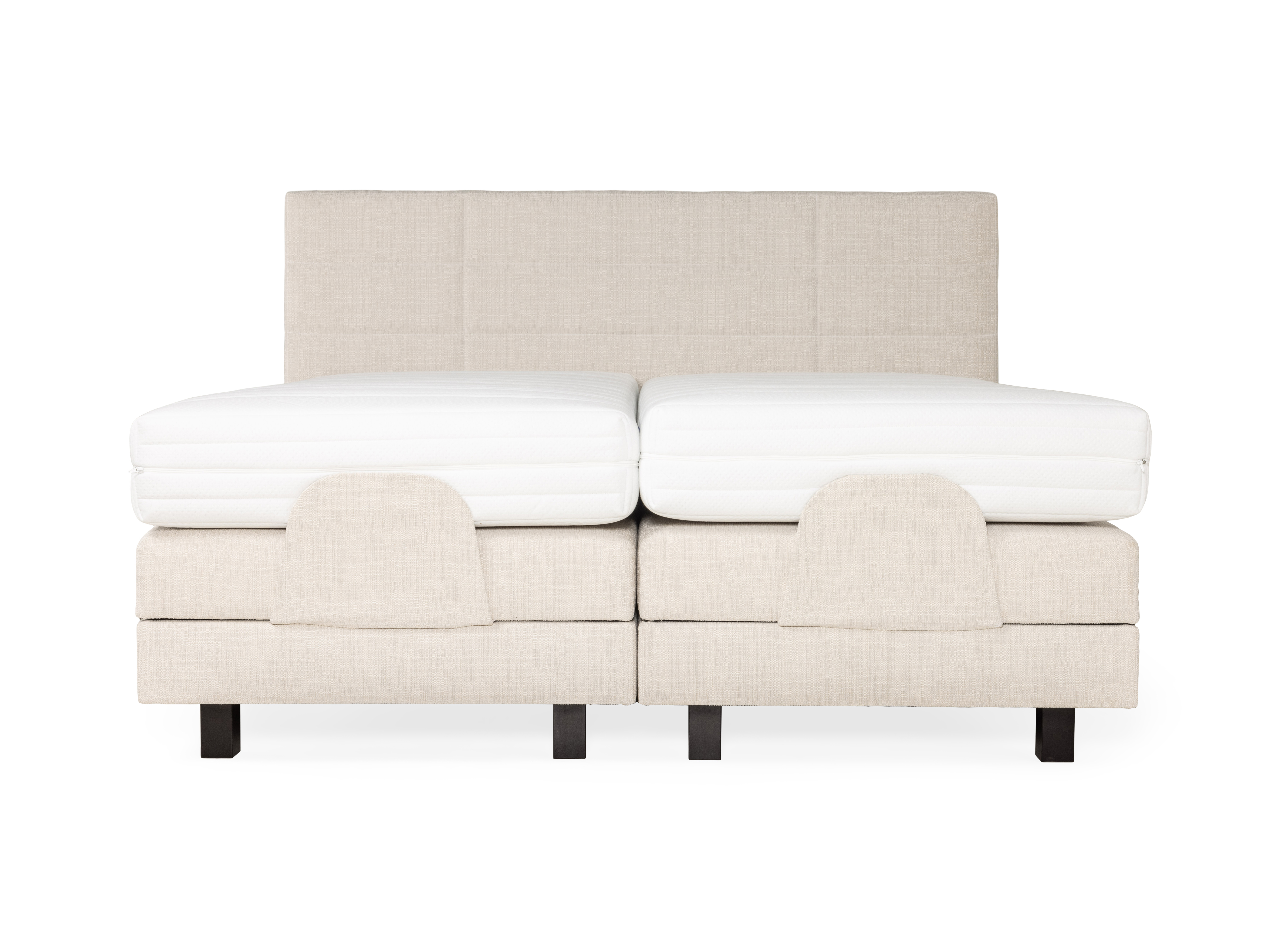 Elektrische boxspring medium BE CHILL - Beige Beige