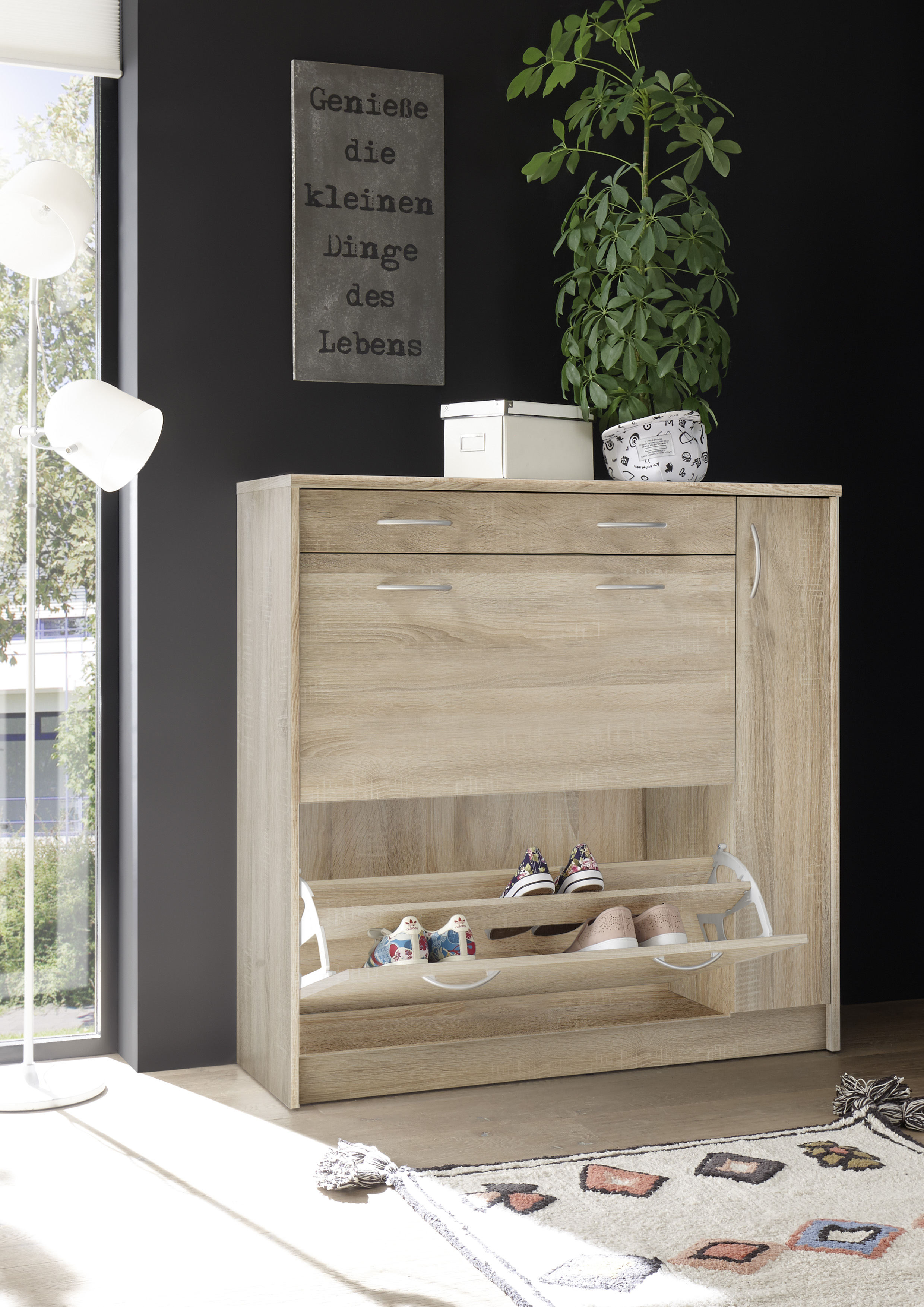 Schoenenkast OPTIMUS - Sonoma eik Hout