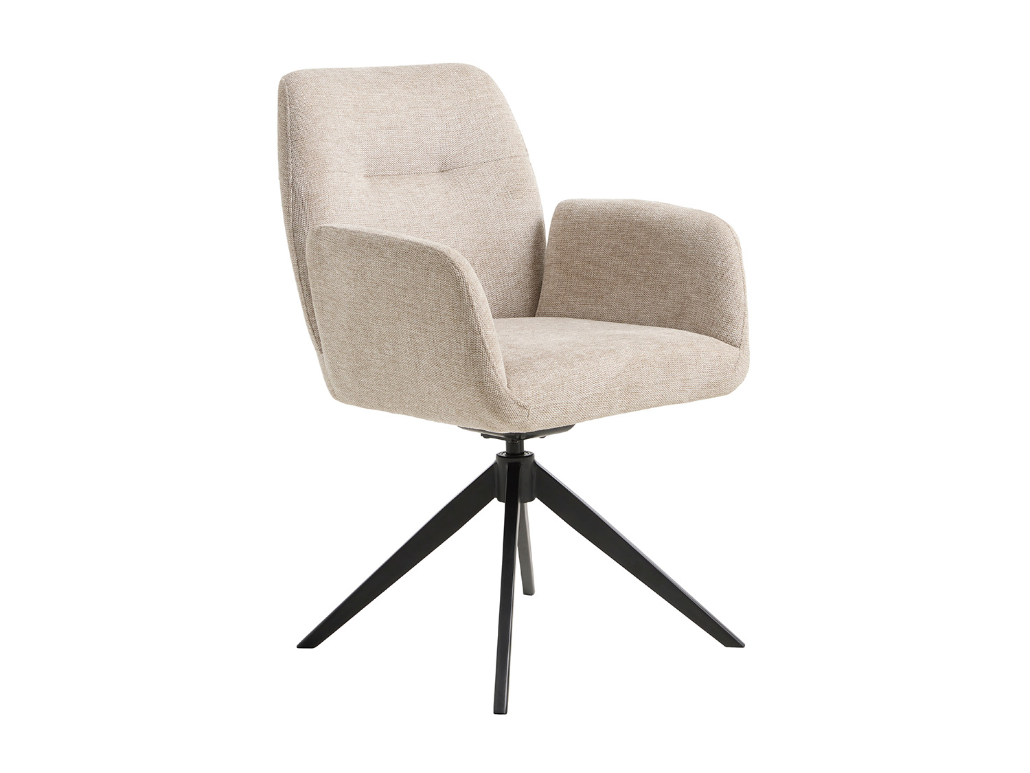 Draaibare armstoel ROXANA - Zand Beige