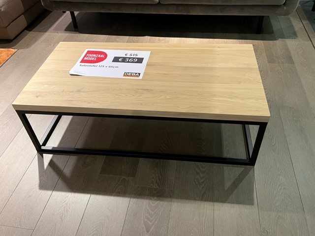 Toonzaalmodel salontafel - Naturel Hout