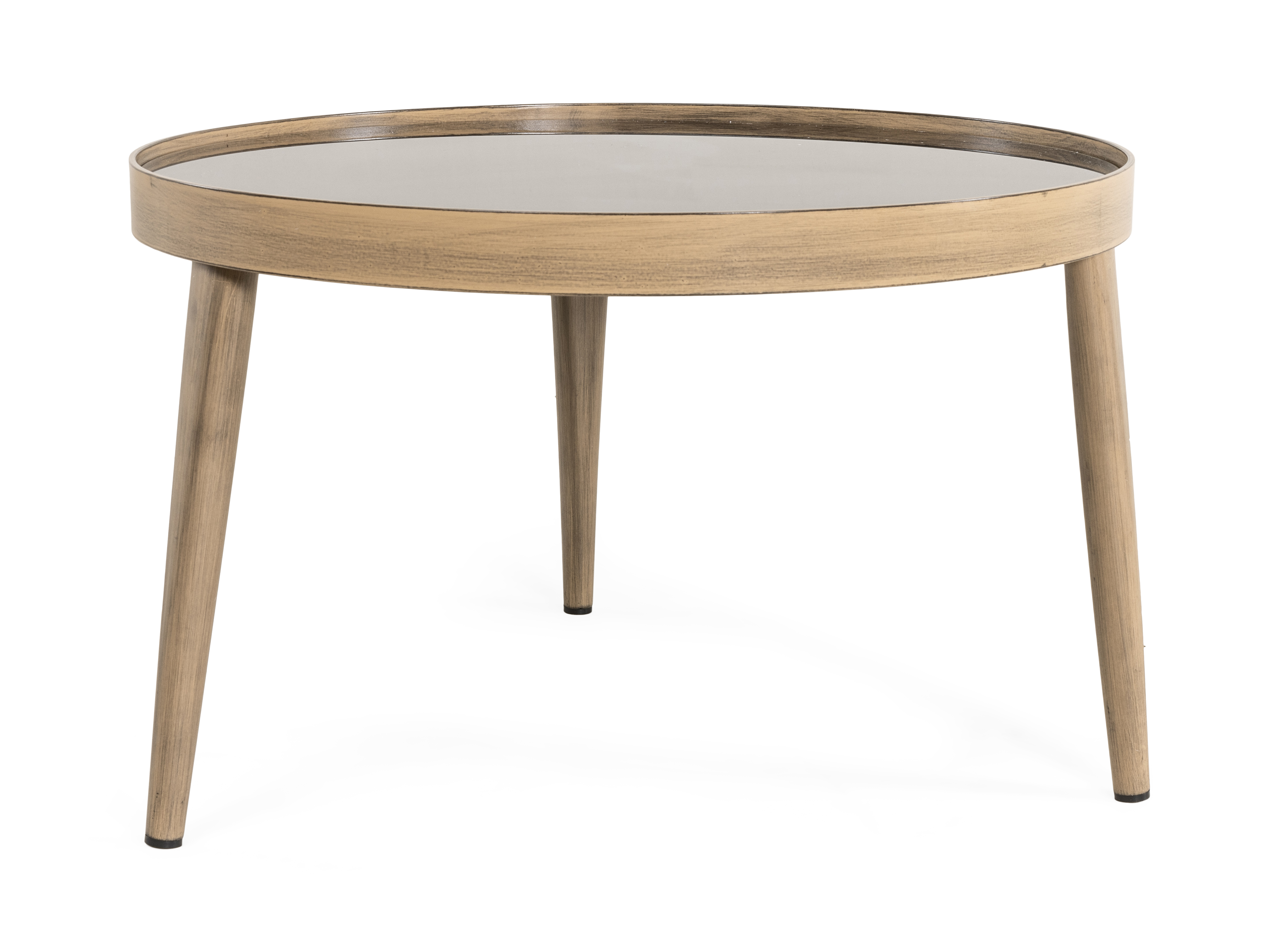 Bijzettafel ONYX - Zwart/Brushed Gold Goud