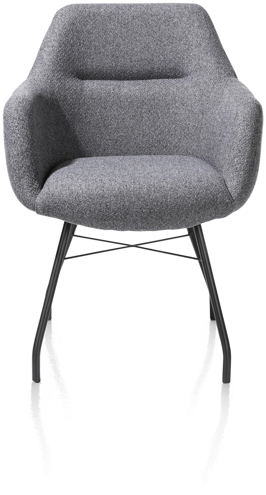 Xooon Liv set 4 stoelen antraciet